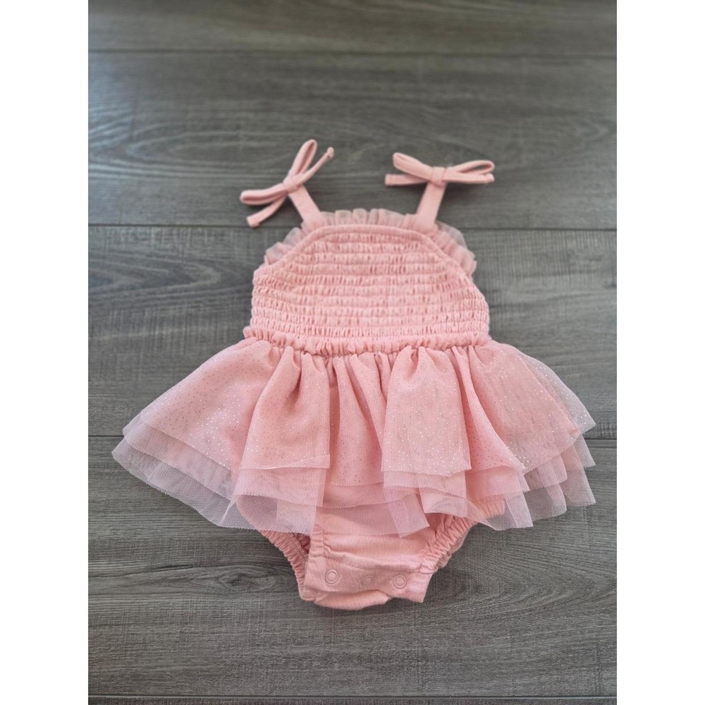 Little lass baby girl romper 3-6 mos